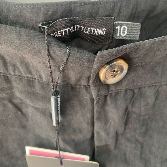 NWT Pretty Little Thing Buckle Cargo Pants Womens 6 Streetwear Skater Urban Y2K - Picture 6 of 13